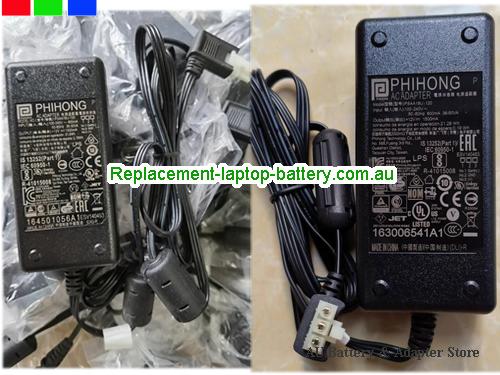 AU  Original Genuine PHIHONG PSAA18U-120 Ac Adapter 12v1.5A 3 Pins for Datalogic Magellan 8400 Scanner