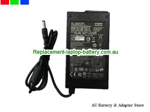 AU  Original Genuine PHILIPS Adapter 12V ADPC1245 ADPC12416AB White LCD Monitor power supply
