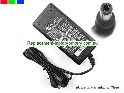  Original 4165-42740-003, POLYCOM 4165-42740-003 ac adapter 48V 0.38A 18.24W