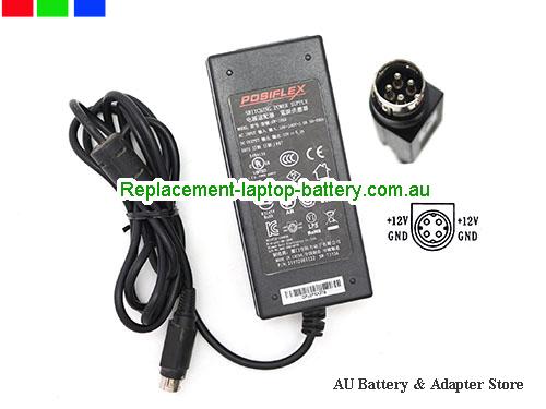 AU  Original Genuine Posiflex SW-1959 Switching Power Supply 12v 5.0A 60W Ac Adapter 21972061122