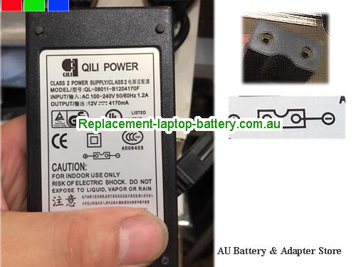 AU  Original Genuine QILI Power QL-08011-B1204170F Class 2 Power Supply 12v 4170mA  for NFA Car Refrigerator