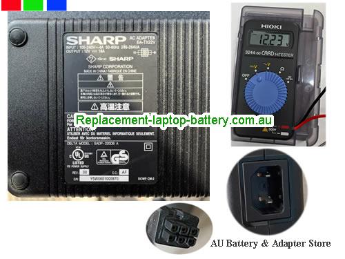 AU  Original Genuine Sharp EA-TX22V AAC Adapter 12v 18A 216W Molex 6 Pins SADP-220DB A