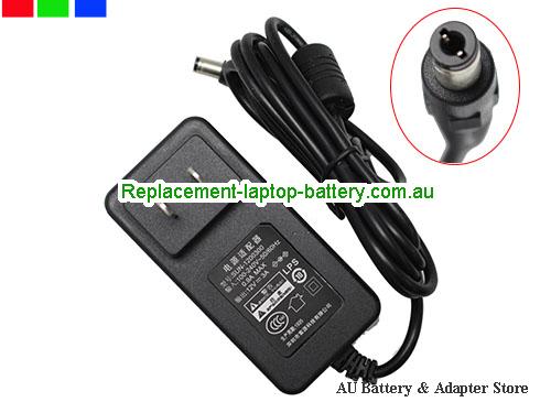  Genuine SUN  12V 3A Laptop AC Adapter SUN12V3A36W-5.5x2.1mm-US