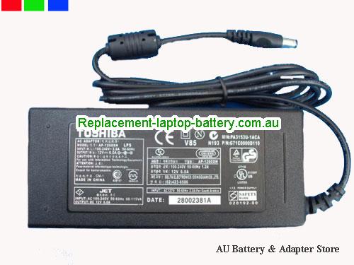  Original L600 MONITOR, TOSHIBA L600 MONITOR ac adapter 12V 6A 72W