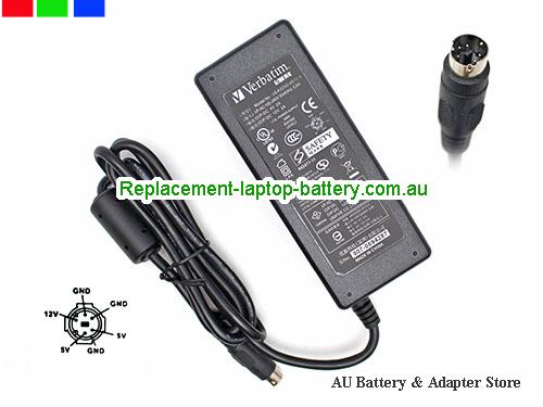 AU  Original Genuine Verbatim UEA325D-0512-A AC Adapter 12v 2A 5v 2A Power Supply