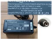 CREATIVE27V1.7A48W-5.5x2.1mm-B
