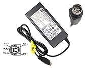 For hikvision 216Um2 -- Original Genuine CWT KPL-060F-VI AC Adapter for HIKVISION 7816HW 7808HW 12V 5A  4Pin