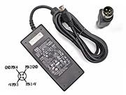 Original Genuine CWT CAM075241 AC Adapter 24v 3.1A Power Supply 74.4W Round with 4 Pin