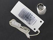 Original Genuine white Edac EA11001A-120 AC Adapter 12v 7.5A 90W Round with 4 Pins Power Supply