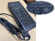 Original Genuine GVE GM152-2400635-F Ac Adapter 24v 6.35A 152.4W With 4 Pins Tip