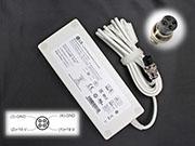 Original Genuine White LG DA-120D19 AC Adapter 19.0v 6.32A 120.08W Power Supply Metal 4 holes tip