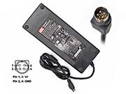  Original Genuine Mean Well GS220A24 AC Adapter 24v 9.2A GS220A21-R7B for 3D Printer 4 Pins