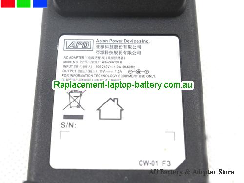  image 3 of  Original Genuine New Asian Power Devices WA-24A19FU 19V 1.3A Ac Adapter 
