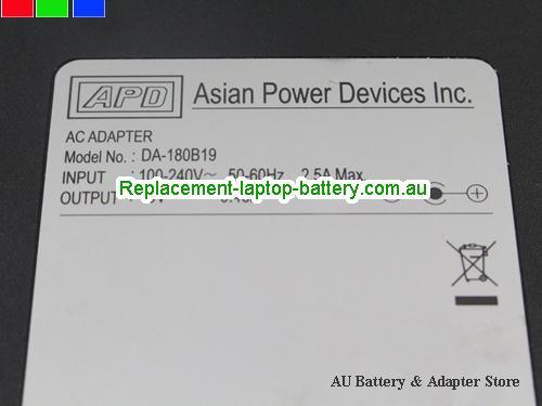  image 2 of  Original Genuine APD JS-970AA-020 DA-180B19 19V 9.48A 180W Power Supply Charger 