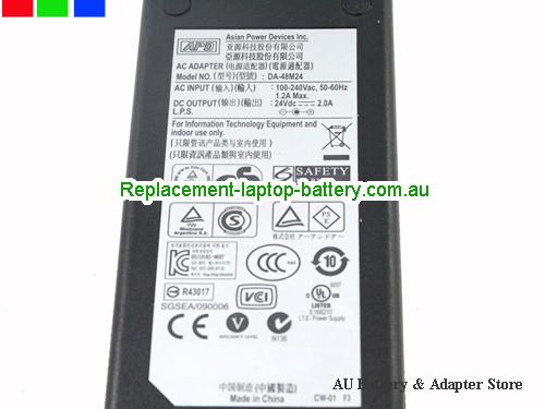  image 3 of  Original New APD DA-24C24 DA-48M24 24V 2A Charger Switching Power Supply Charger 