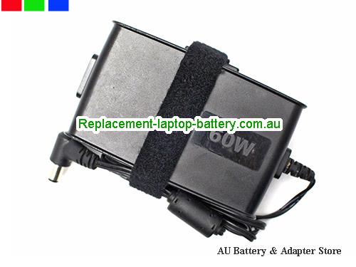  image 3 of  Original Genuine Astec AA24750L-003 Ac Adapter 12v 5A 60W Power Supply Round with Pin 