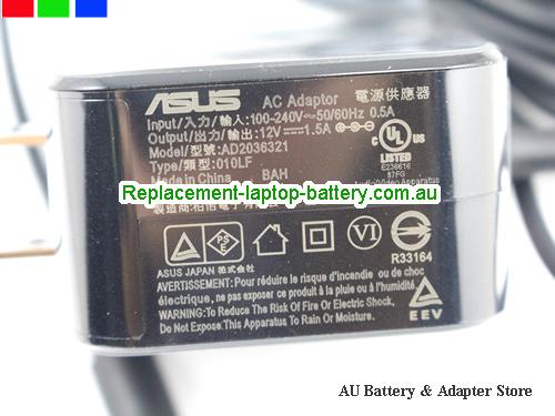  image 3 of  Original ASUS CHROMEBIT Adapter AD2036321 010LF 12V 1.5A 18W 