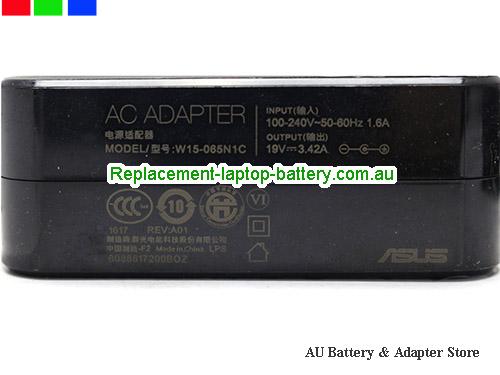  image 2 of  Original Genuine Asus W15-065N1C AC Adapter ADP-65GD 19v 3.42A 65W square US Power Supply 