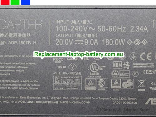  image 2 of  Original Genuine Asus ADP-180TB H Ac Adapter 20V 9A 180W Power Supply 