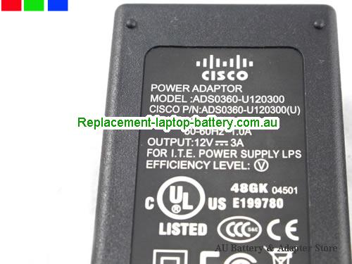  image 3 of  Original Original Cisco ADS0361-U120300 Netzteil 12V 3A Power Supply Adapter  