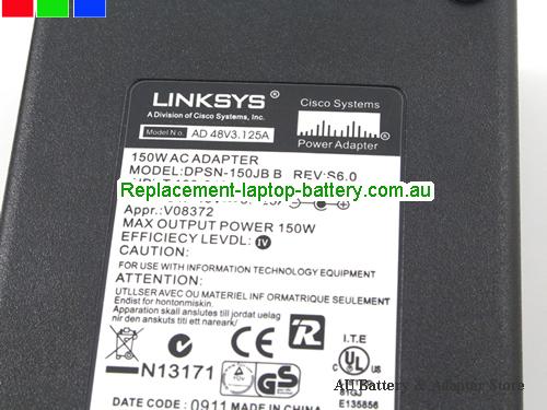  image 3 of  Original New Genuine Linksys Cisco DPSN-150JB B Juniper 740-024989 DPSN-150JB E 48V 3.125A 150W Adapter 