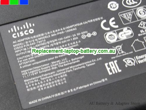  image 4 of  Original Genuine Cisco MA-PWR-100W AC Adapter 640-76010 54V 1.85A Power Supply 