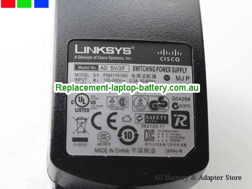  image 4 of  Original Genuine PSM11R-050 Linksys power supply for Linksys SPA1001 SPA2002 SPA2100 SPA2102 SPA3000 SPA3102 PAP2 PAP2T SPA942 Analog VoIP 