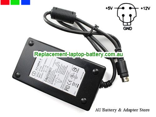  image 1 of  Original CP1205 AC Adapter for Coming Data OutPut 12v 2A 5V 2A Round with 4Pin Power Supply 
