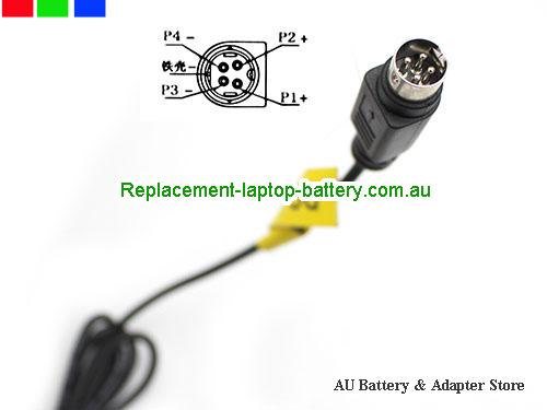  image5 of Australia  Original Genuine CWT KPL-060F-VI AC Adapter for HIKVISION 7816HW 7808HW 12V 5A  4Pin 
