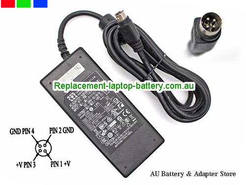  image 1 of  Original Genuine CWT CAM075241 AC Adapter 24v 3.1A Power Supply 74.4W Round with 4 Pin 