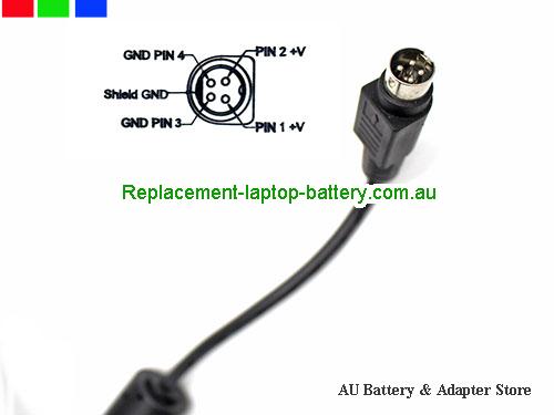  image5 of Australia  Original Genuine CWT MPS120S-VI AC Adapter 48v 2.5A 120W Power Supply 4 Pins 