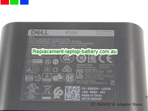 image 4 of  Original Portable Dell LA45NM170 ac adapter 7.4x5.0mm tip for LATITUDE XT Series 