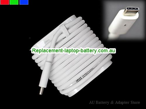  image 1 of  Original Genuine White dell DA45NM180 AC Adapter 45W Type C 20v/2.25A 15V/3A 9V/3A 15V/3A 