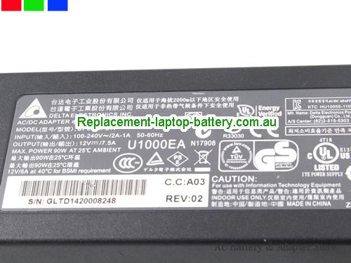  image 3 of  Original Delta DPS-90FB A HU10065-11068 12V 7.5A 90W Ac Adapter 