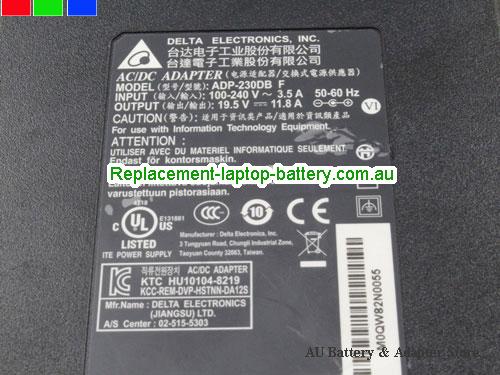  image 4 of  Original Genuine Delta ADP-230DB F Ac Adapter ADP-230EB T 19.5v 11.8A 230W for Gaming Laptop 