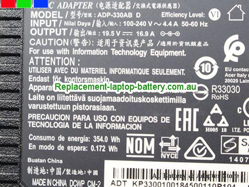  image 2 of  Original Genuine Delta ADP-330AB D AC Adapter 7.4x5.0mm 19.5V 16.9A 330W Power Supply 
