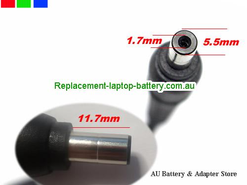  image5 of Australia  Original AC Adapter Delta 180W New Round 5.5x1.7mm Tip ADP-180MB K 19.5v 9.23A for Acer Laptop 