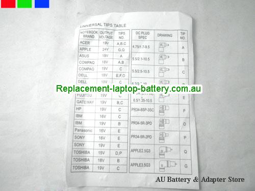  image 4 of  Original versatility charger for ACER 90W charger A8 F8 ADP-90SB BB power supply 
