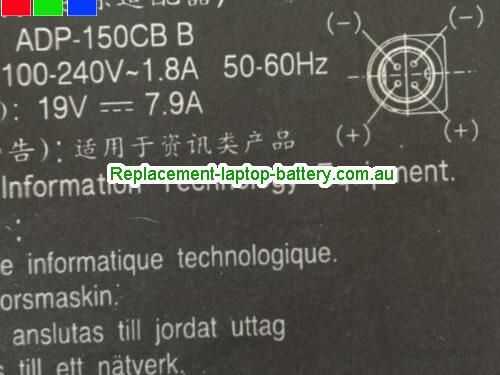  image 3 of  Original Delta 19V 150W power supply for GATEWAY M675 M675CS M675E M675E Plus M675X M675XL 