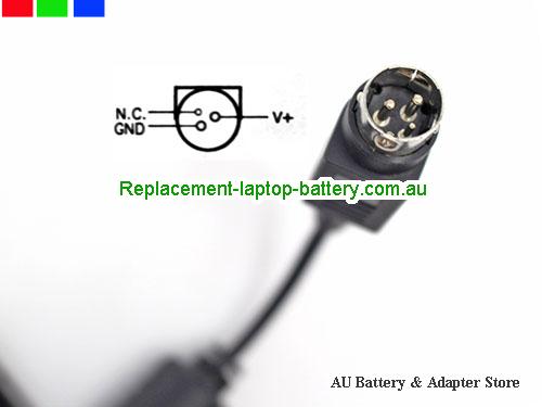  image5 of Australia  Original Genuine Delta DPS-60AB-6 AC Adapter P/N KA02951-0170 24V 2.5A 50W Round with 3 Pins Power Supply 