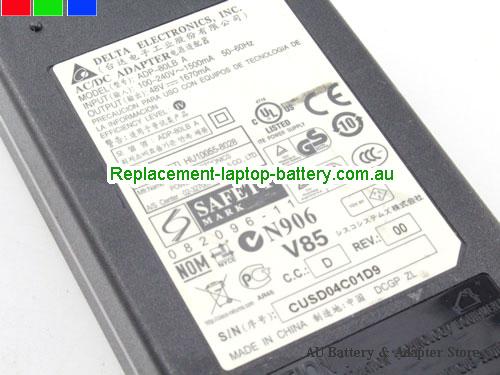  image 4 of  Original Genuine Delta ADP-80LB A AC Adapter 48V 1670mA Power Supply Round 4 Pin 