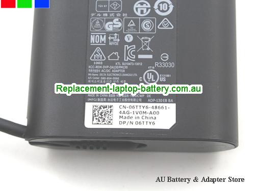  image 3 of  Original Genuine DA130PM130 19.5V 6.67A Ac Adapter for Dell XPS 15 9530 Precision M3800 Mobile Workstation 
