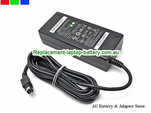  image 2 of  Original Genuine EDAC EA10953A AC Adapter 12v 6.6A 80W Round with 4 Pins 