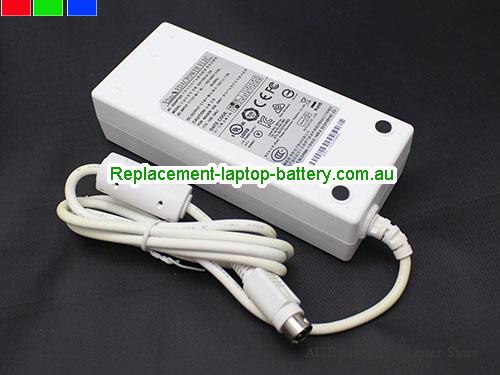  image 2 of  Original Genuine white Edac EA11001A-120 AC Adapter 12v 7.5A 90W Round with 4 Pins Power Supply 