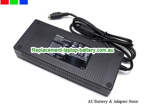  image 2 of  Original Genuine EPSON M284A AC Adapter 24v 4.2A 100W Printer Power Supply Round with 3 Pins 