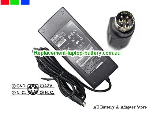  image 1 of  Original Genuine EPSON 42V 1.38A M248A Power Supply Adapter 4pin for EPSON C3500 