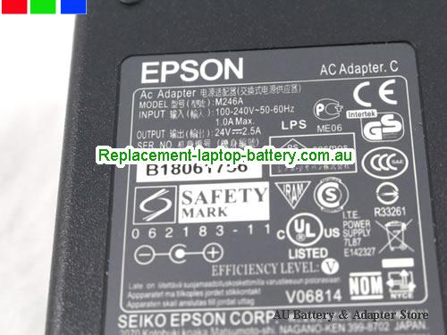  image 3 of  Original New Genuine EPSON M246A 24V 2.5A 60W Printer Adapter 