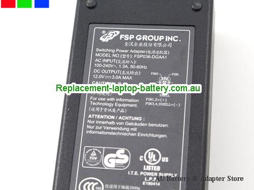  image 3 of  Original FSP 12V 3A 36W FSP036-DGAA1 ac adapter 