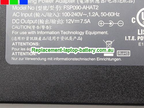  image 2 of  Original Genuie FSP FSP090-AHAT2 Ac Adapter 12V 7.5A 90W Switching Power Adapter 