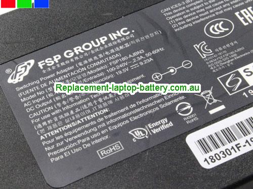  image 4 of  Original Genuine FSP FSP180-AJBN3 Ac Adapter 19.5v 9.23A Power Supply Thin Style 